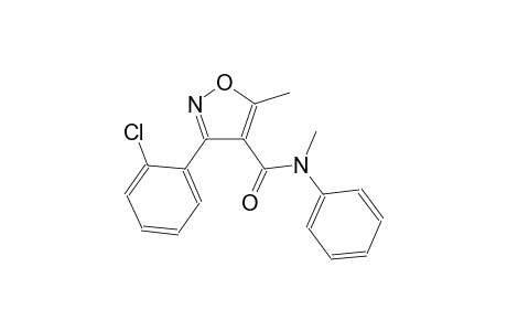 3-(2-chlorophenyl)-N,5-dimethyl-N-phenyl-4-isoxazolecarboxamide