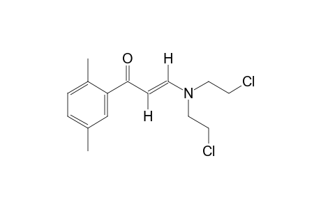 trans-3-[bis(2-chloroethyl)amino]-2',5'-dimethylacrylophenone