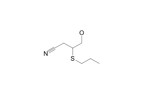 Butanenitrile, 4-hydroxy-3-(propylthio)-