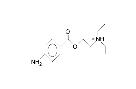 2-(4-aminobenzoyl)oxyethyl-diethylazanium