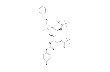 #35;(2R*,3S*,5R*)-(+/-)-5-[[BIS-(1,1-DIMETHYLETHYL)-ETHYLSILYL]-OXY]-2-[(4-FLOUROPHENOXY)-THIOCARBONYLOXY]-3-(METHOXYMETHOXY)-6-OCTYN-1-YL-2,2-DIMETHYLPROPIONA