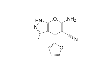 6-AMINO-4-(FURAN-2-YL)-3-METHYL-2,4-DIHYDROPYRANO-[2,3-C]-PYRAZOLE-5-CARBONITRILE