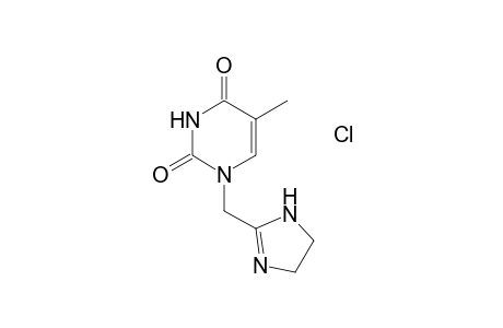 1-[(4',5'-Dihydro-1H-imidazol-2'-yl)methyl]-thymine - hydrochloride