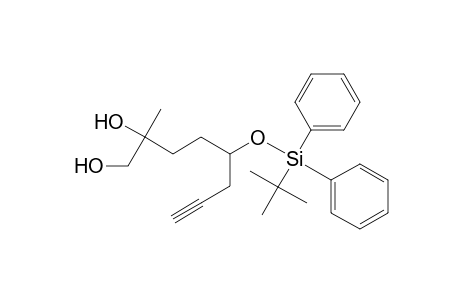 5-tert-Butyldiphenylsilyloxy-2-methyl-oct-7-yne-1,2-diol