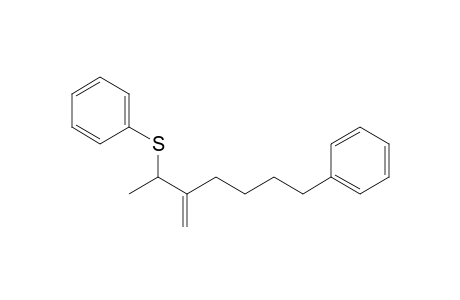 Benzene, [(1-methyl-2-methylene-6-phenylhexyl)thio]-