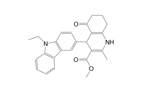 methyl 4-(9-ethyl-9H-carbazol-3-yl)-2-methyl-5-oxo-1,4,5,6,7,8-hexahydro-3-quinolinecarboxylate