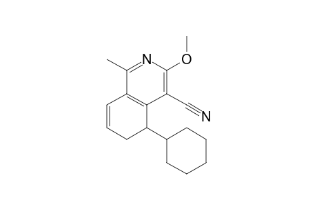 4-Cyano-5-cyclohexyl-3-methoxy-1-methyl-5,6-dihydroisoquinoline