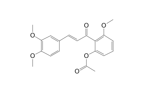 2'-(Acetyl)oxy-3,4,6'-trimethoxychalcone