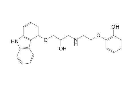 1-(9H-Carbazol-4-yloxy)-3-{[2-(2-hydroxyphenoxy)ethyl]amino}-2-propanol