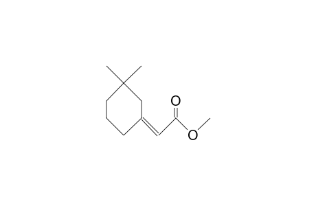 syn-(3,3-Dimethyl-cyclohexylidene)-acetic acid, methyl ester