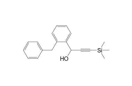 1-(2-Benzylphenyl)-3-trimethylsilyl-2-propyn-1-ol