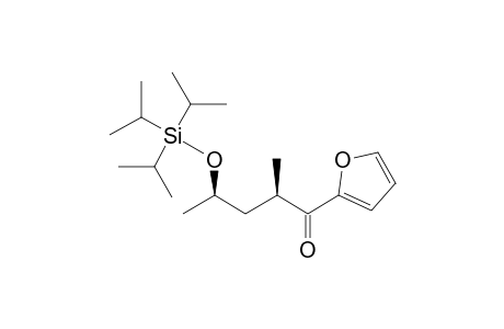 (2R,4R)-1-(Furan-2-yl)-2-methyl-4-((triisopropylsilyl)oxy)pentan-1-one