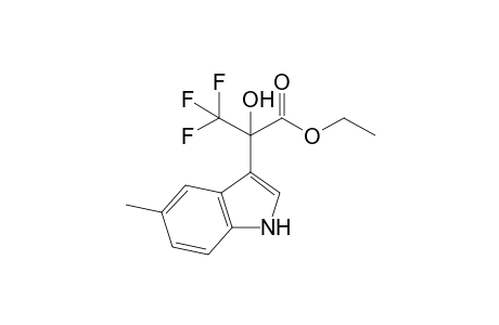 ethyl 3,3,3-trifluoro-2-hydroxy-2-(5-methyl-1H-indol-3-yl)propanoate