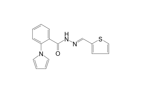 2-(1H-pyrrol-1-yl)-N'-[(E)-2-thienylmethylidene]benzohydrazide