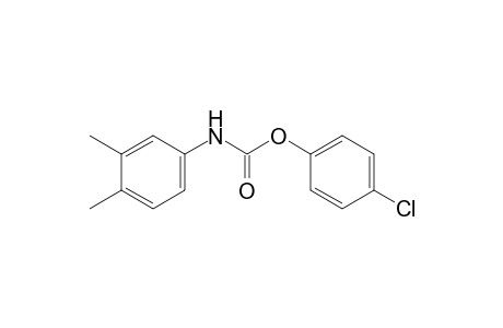 3,4-Dimethylcarbanilic acid, p-chlorophenyl ester