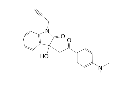 2H-indol-2-one, 3-[2-[4-(dimethylamino)phenyl]-2-oxoethyl]-1,3-dihydro-3-hydroxy-1-(2-propynyl)-