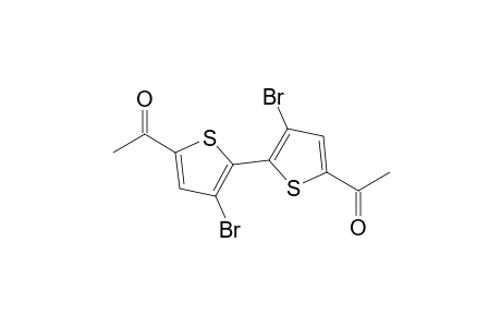 1-[4-bromanyl-5-(3-bromanyl-5-ethanoyl-thiophen-2-yl)thiophen-2-yl]ethanone