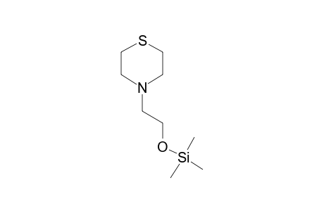 4-Thiomorpholineethanol, tms derivative