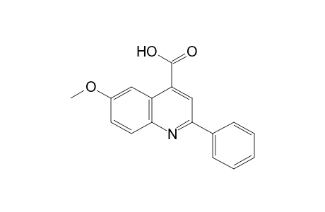 6-methoxy-2-phenyl-4-quinolinecarboxylic acid