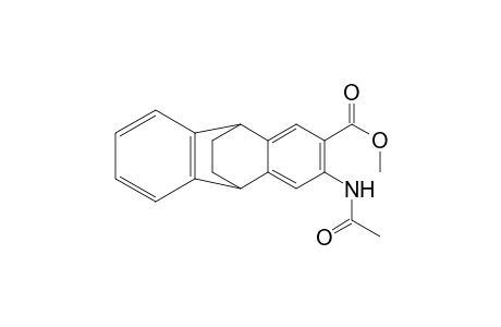 9,10-Ethanoanthracene-2-carboxylic acid, 3-(acetylamino)-9,10-dihydro-, methyl ester