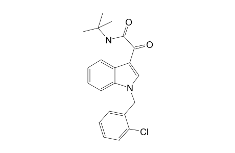 1H-Indole-3-acetamide, 1-[(2-chlorophenyl)methyl]-N-(1,1-dimethylethyl)-.alpha.-oxo-