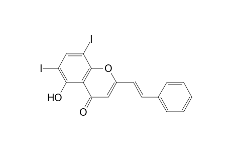 5-HYDROXY-6,8-DIIODO-2-STYRYLCHROMONE