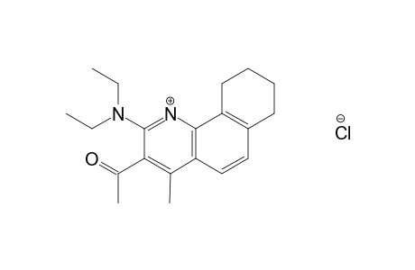 2-(diethylamino)-4-methyl-7,8,9,10-tetrahydrobenzo[h]quinolin-3-yl methyl ketone, monohydrochloride