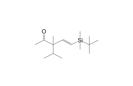 5-(t-Butyldimethylsilyl)-3-isopropyl-3-methylpent-4-en-2-one