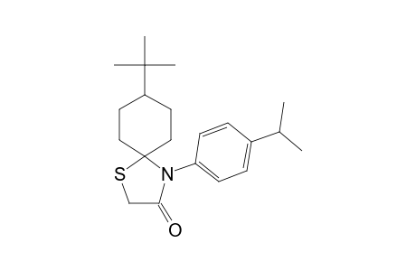 8-tert-Butyl-4-(4-isopropyl-phenyl)-1-thia-4-aza-spiro[4.5]decan-3-one