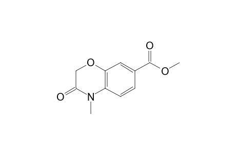 2H-1,4-Benzoxazine-7-carboxylic acid, 3,4-dihydro-3-oxo-, N-methyl-, methyl ester