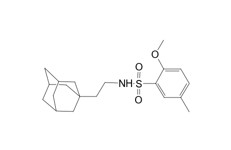 N-(2-Adamantan-1-yl-ethyl)-2-methoxy-5-methyl-benzenesulfonamide