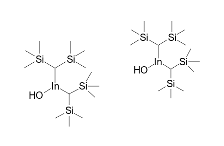 Bis[bis(bis(trimethylsilyl)methyl)indium(III) hydroxide]