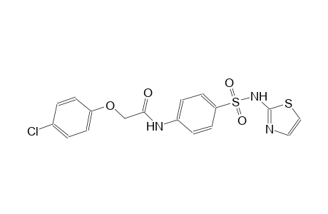 acetamide, 2-(4-chlorophenoxy)-N-[4-[(2-thiazolylamino)sulfonyl]phenyl]-