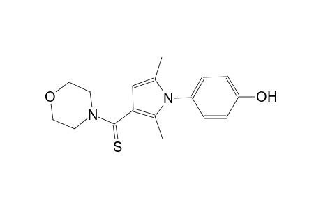 4-[2,5-dimethyl-3-(4-morpholinylcarbothioyl)-1H-pyrrol-1-yl]phenol