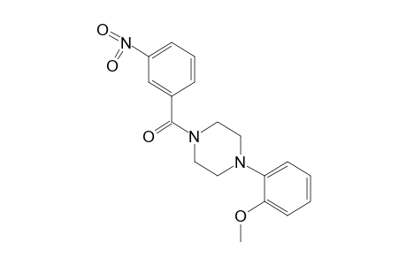 1-(o-methoxyphenyl)-4-(m-nitrobenzoyl)piperazine