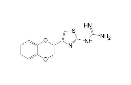 2-[4-(2,3-dihydro-1,4-benzodioxin-3-yl)-1,3-thiazol-2-yl]guanidine