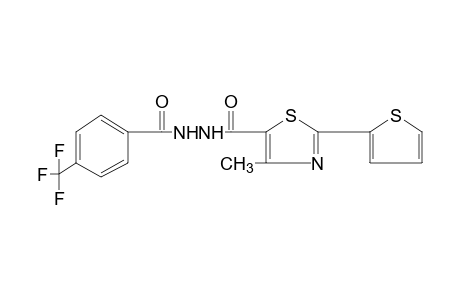 1-{[4-METHYL-2-(2-THIENYL)-5-THIAZOLYL]CARBONYL}-2-(alpha,alpha,alpha-TRIFLUORO-p-TOLUOYL)HYDRAZINE