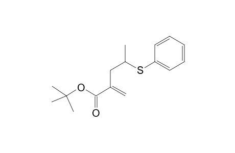 terty-Butyl 2-((2-phenylthio)propyl)-2-propenoate