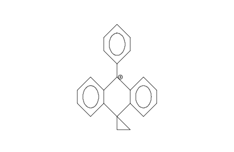 10-Phenyl-9.alpha.-ethylene-anthracenium cation