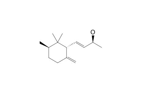 (E,2S)-4-[(1R,3R)-2,2,3-trimethyl-6-methylene-cyclohexyl]but-3-en-2-ol