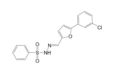 N'-{(E)-[5-(3-chlorophenyl)-2-furyl]methylidene}benzenesulfonohydrazide