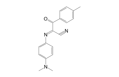 {[p-(dimethylamino)phenyl]imino}(p-toluoyl)acetonitrile
