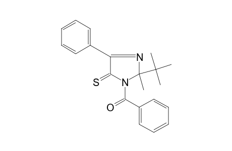 1-benzoyl-2-tert-butyl-2-methyl-4-phenyl-3-imidazoline-5-thione