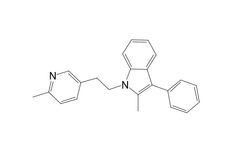1H-Indole, 2-methyl-1-[2-(6-methyl-3-pyridinyl)ethyl]-3-phenyl-