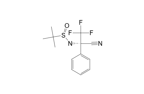 (R)-1,1,1-TRIFLUORO-2-(N-(R)-TERT.-BUTANESULFINYL)-AMINO-2-CYANO-2-PHENYL-ETHANE