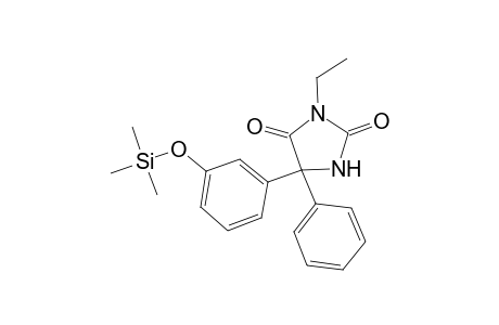 2,4-Imidazolidinedione, 3-ethyl-5-phenyl-5-[3-[(trimethylsilyl)oxy]phenyl]-