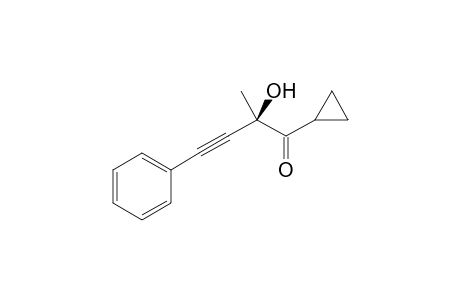 (R)-1-cyclopropyl-2-hydroxy-2-methyl-4-phenylbut-3-yn-1-one