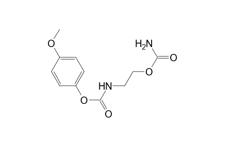 Carbamic acid, N-(2-carbamoyloxyethyl)-, 4-methoxyphenyl ester