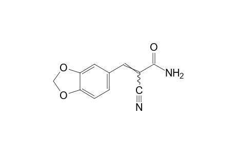 α-cyano-3,4-(methylenedioxy)cinnamamide