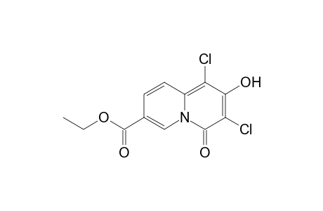 1,3-Dichloro-2-hydroxy-7-ethoxycarbonyl-4H-4-quinolizinone